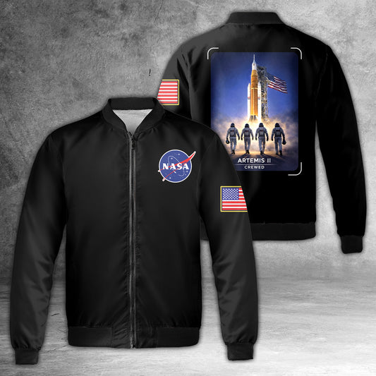 Artemis II Moon Mission Bomber Jacket