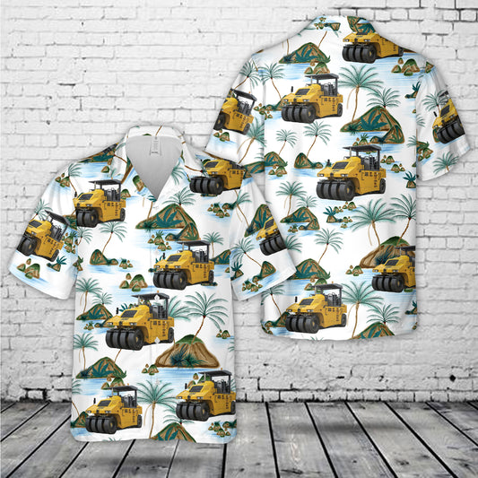 Asphalt Compactor Hawaiian Shirt