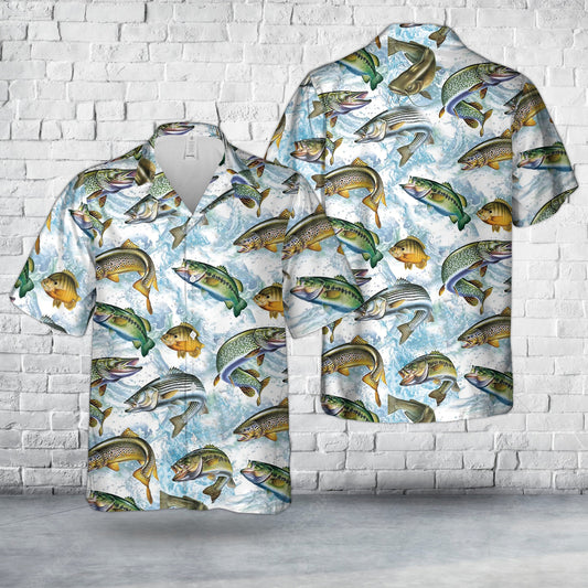 At The Lake Fishing Hawaiian Shirt