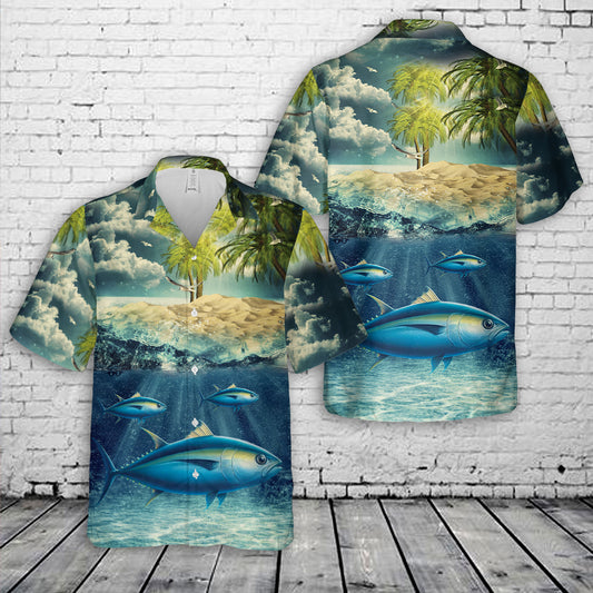 Atlantic Bigeye Tuna Hawaiian Shirt