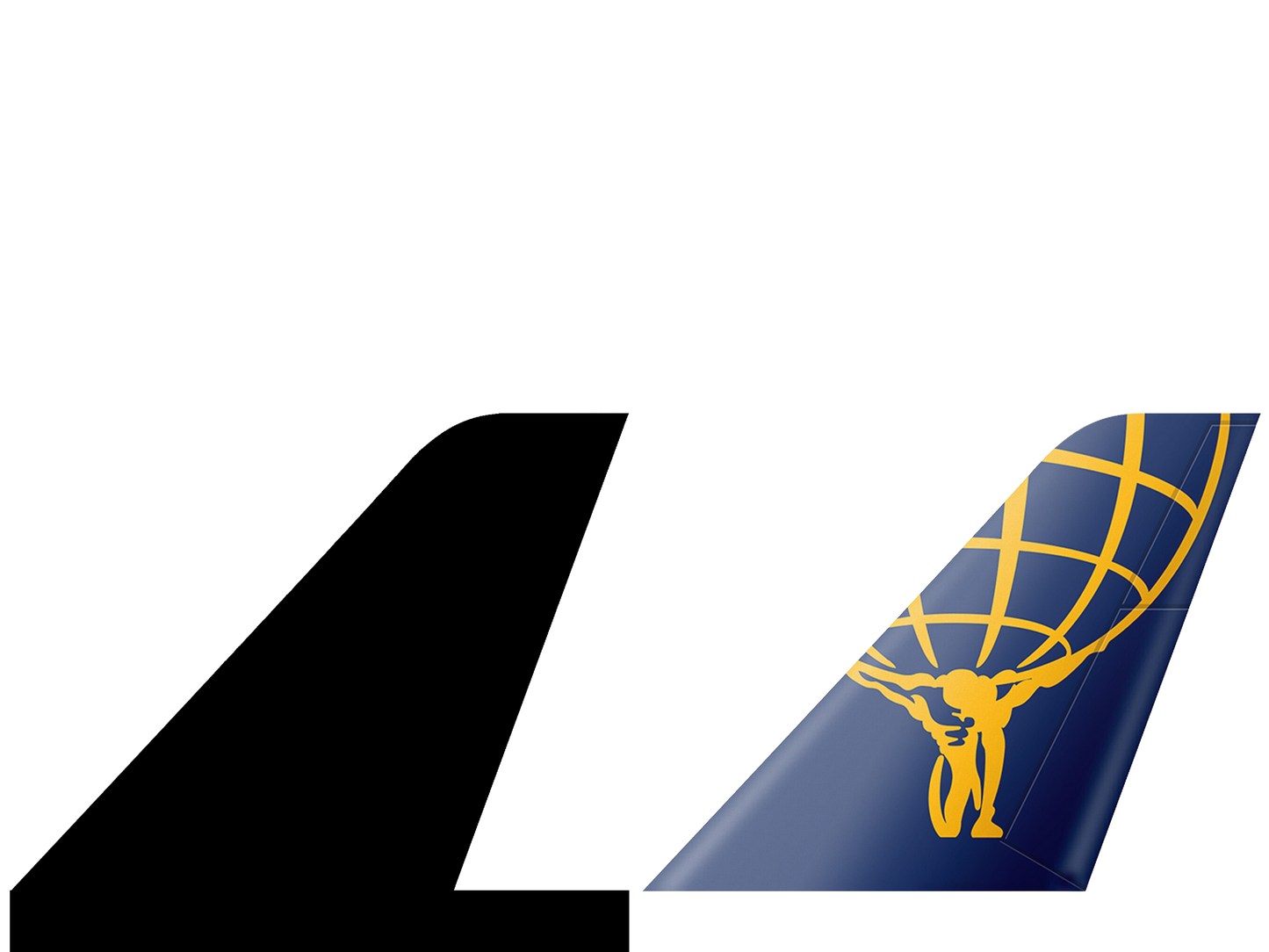 Atlas Air Tail Custom Shape Photo Night Light