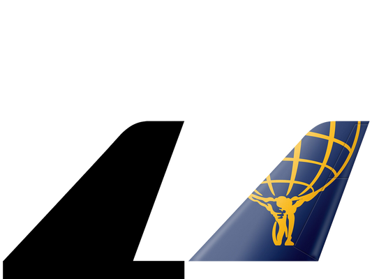 Atlas Air Tail Custom Shape Photo Night Light