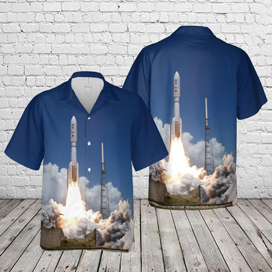 Atlas V Rocket Launches with Juno Spacecraft Hawaiian Shirt
