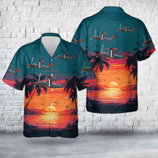 Augusta Westland AW-609 Hawaiian Shirt