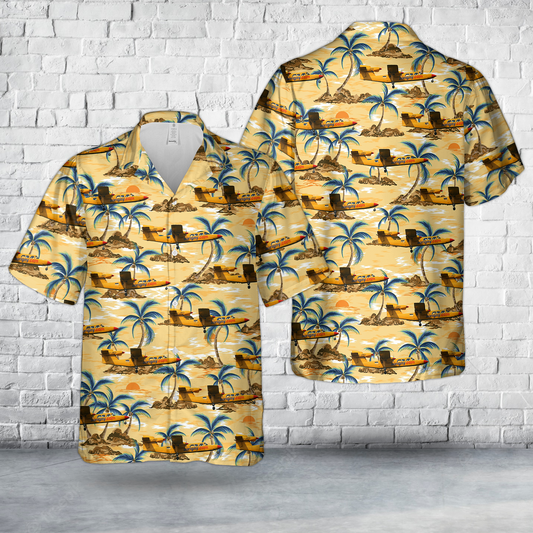 Aurigny Britten-Norman Trislander G-JOEY "Joey Club" Hawaiian Shirt