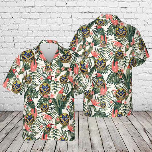 Aurora Lodge A.F. & A.M. Hawaiian Shirt