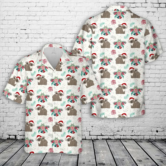 Aussie Christmas Koalas Hawaiian Shirt