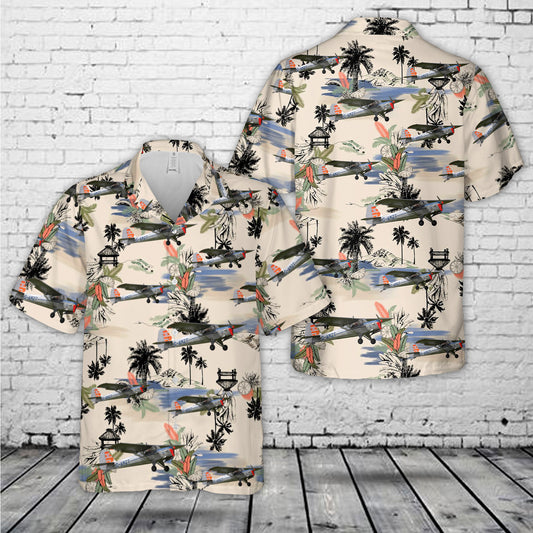 Auster J/5F Aiglet Trainer Hawaiian Shirt