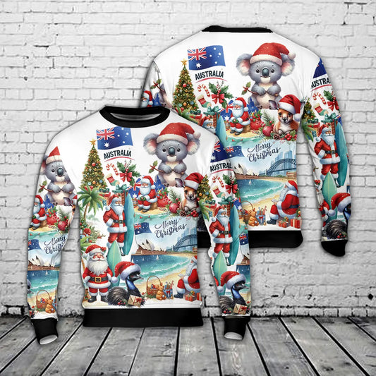 Australia Christmas AOP Christmas Sweater DLSI0711PT02