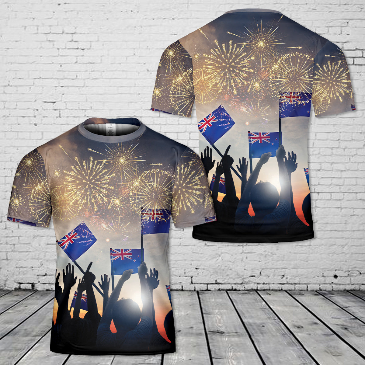 Australia Day Firework 3D T-Shirt