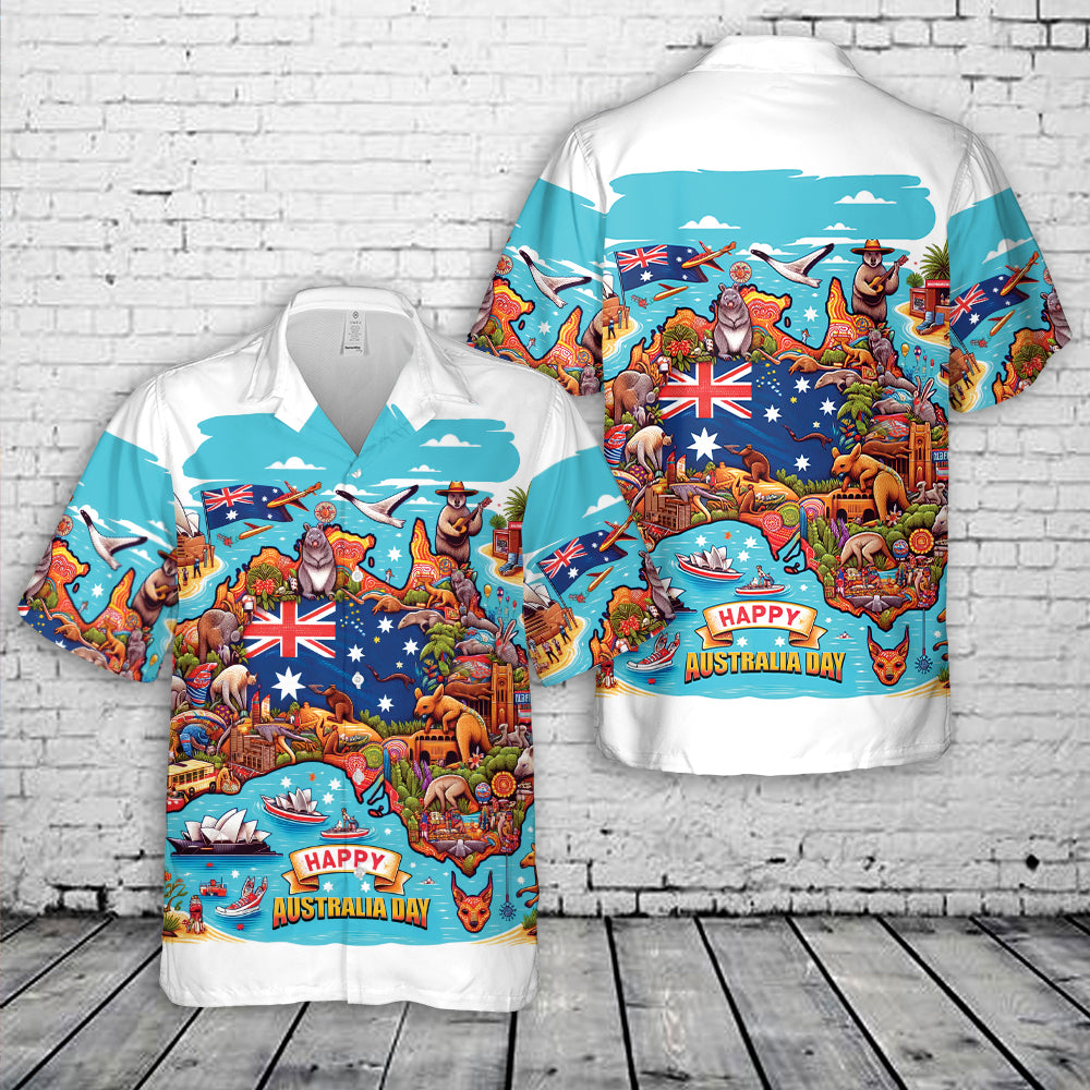 Australia Day Hawaiian Shirt