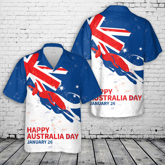 Australia Day Kangaroo Hawaiian Shirt