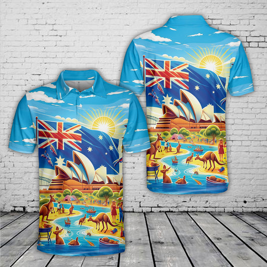 Australia Day Polo Shirt