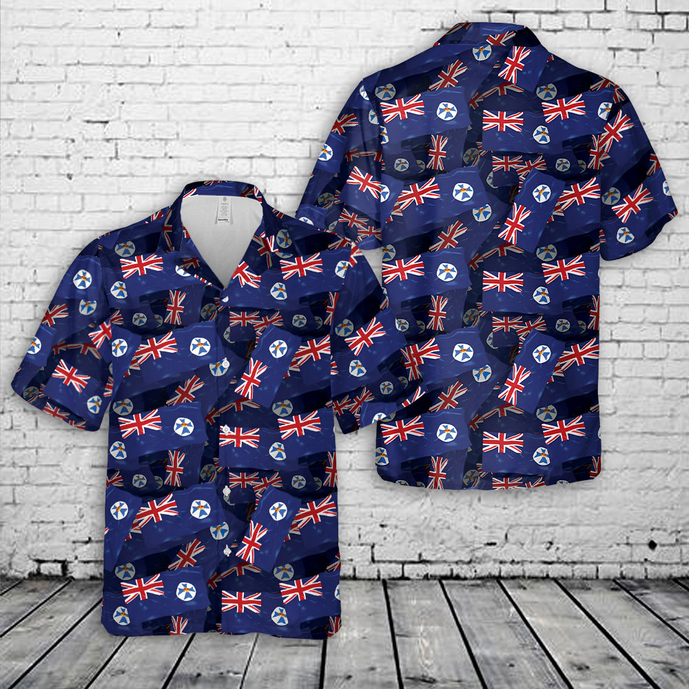 Australia Queensland Flag Pattern Hawaiian Shirt