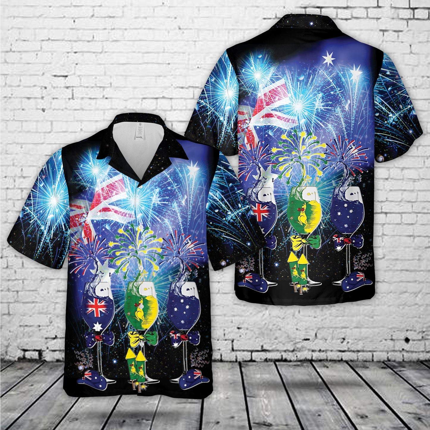 Australia Wine, Australia Day Hawaiian Shirt