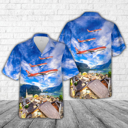 Australian Airlines Boeing 767-338(ER) Hawaiian Shirt