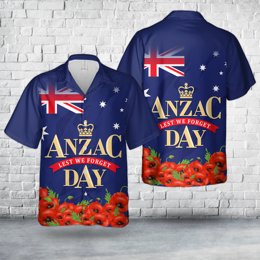 Australian Anzac Day Hawaiian Shirt