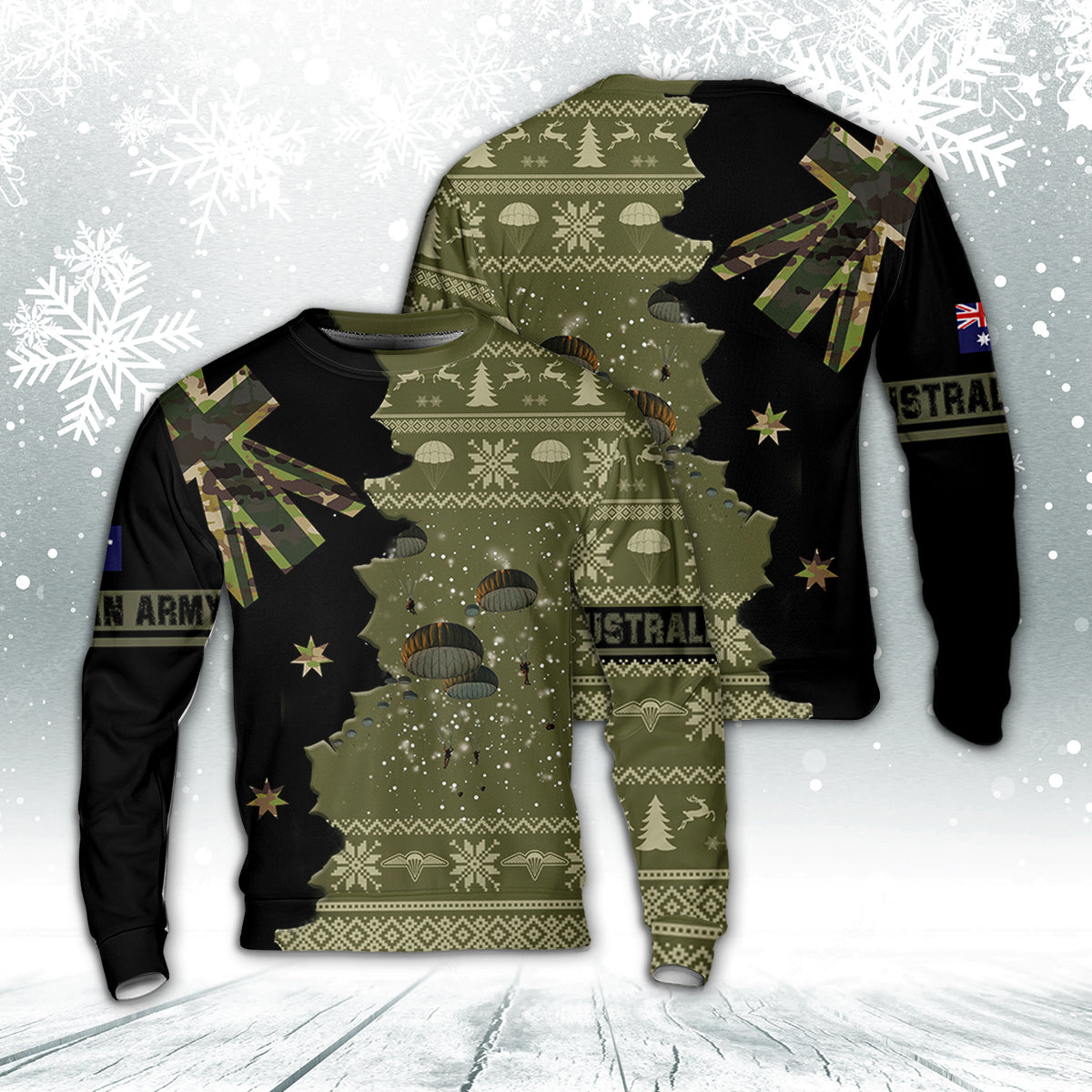 Australian Army 3rd Battalion, Royal Australian Regiment Parachute Drop AOP Sweater