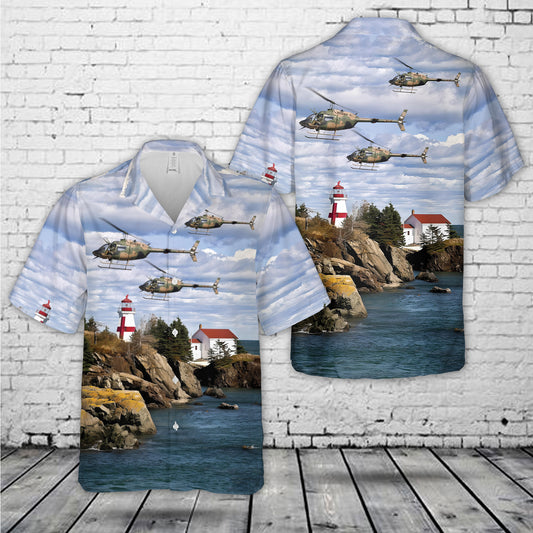 Australian Army Bell (CAC) CA-32 Kiowa (206B-1) Hawaiian Shirt