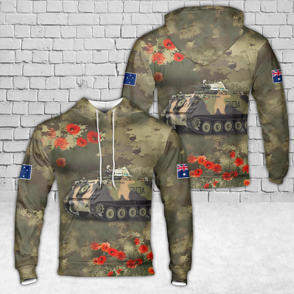 Australian Army M113A1 LRV 3D Hoodie