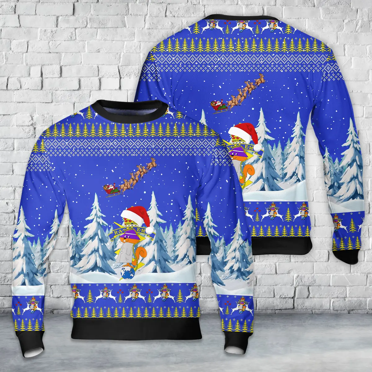Australian Army Royal Australian Electrical and Mechanical Engineers (RAEME) 2 CDO Regt AOP Christmas Sweater