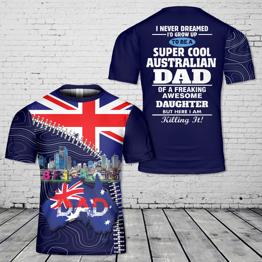 Australian Dad 3D T-Shirt