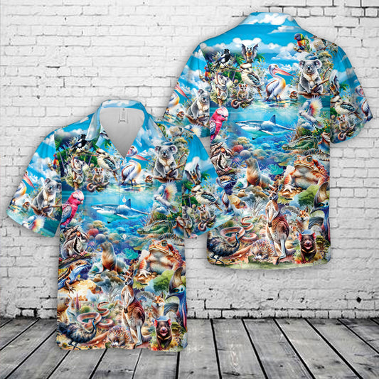 Australian Wildlife & Nature Hawaiian Shirt