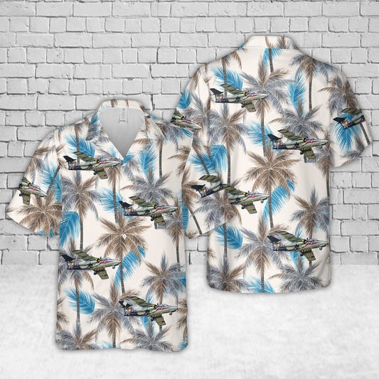 Austrian Air Force Saab J 105 OE "Tigerstaffel" Hawaiian Shirt