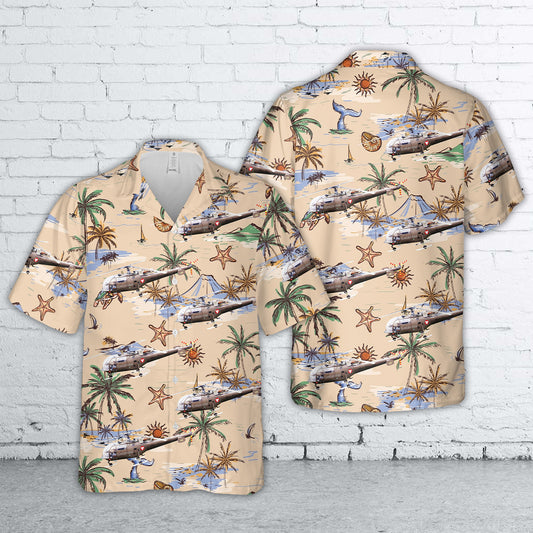 Austrian Army Aérospatiale SA.316B Alouette III 3E-KG LOXA Hawaiian Shirt