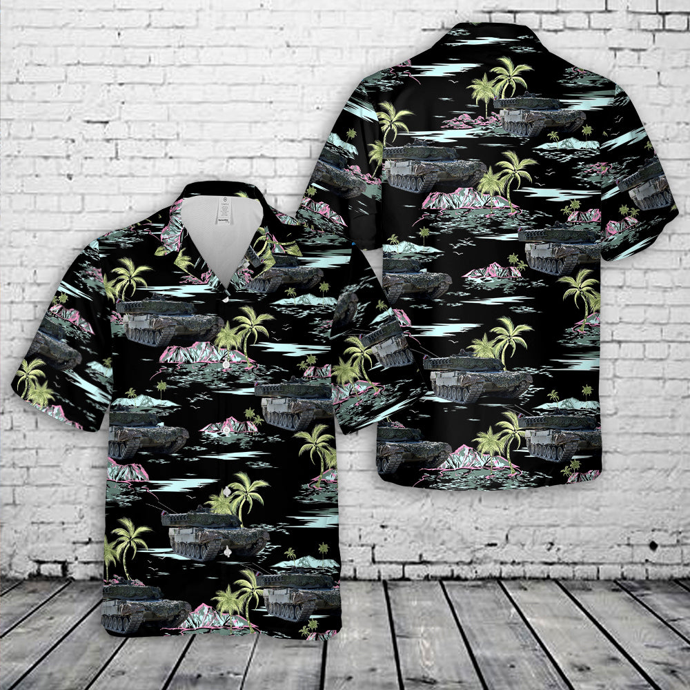 Austrian Army Leopard 2A4 tank Hawaiian Shirt