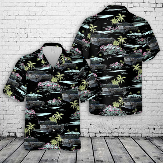 Austrian Army Leopard 2A4 tank Hawaiian Shirt