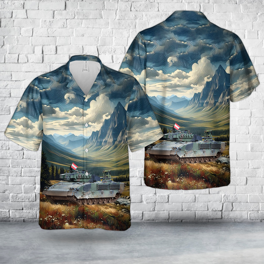 Austrian Army Ulan IFV Hawaiian Shirt