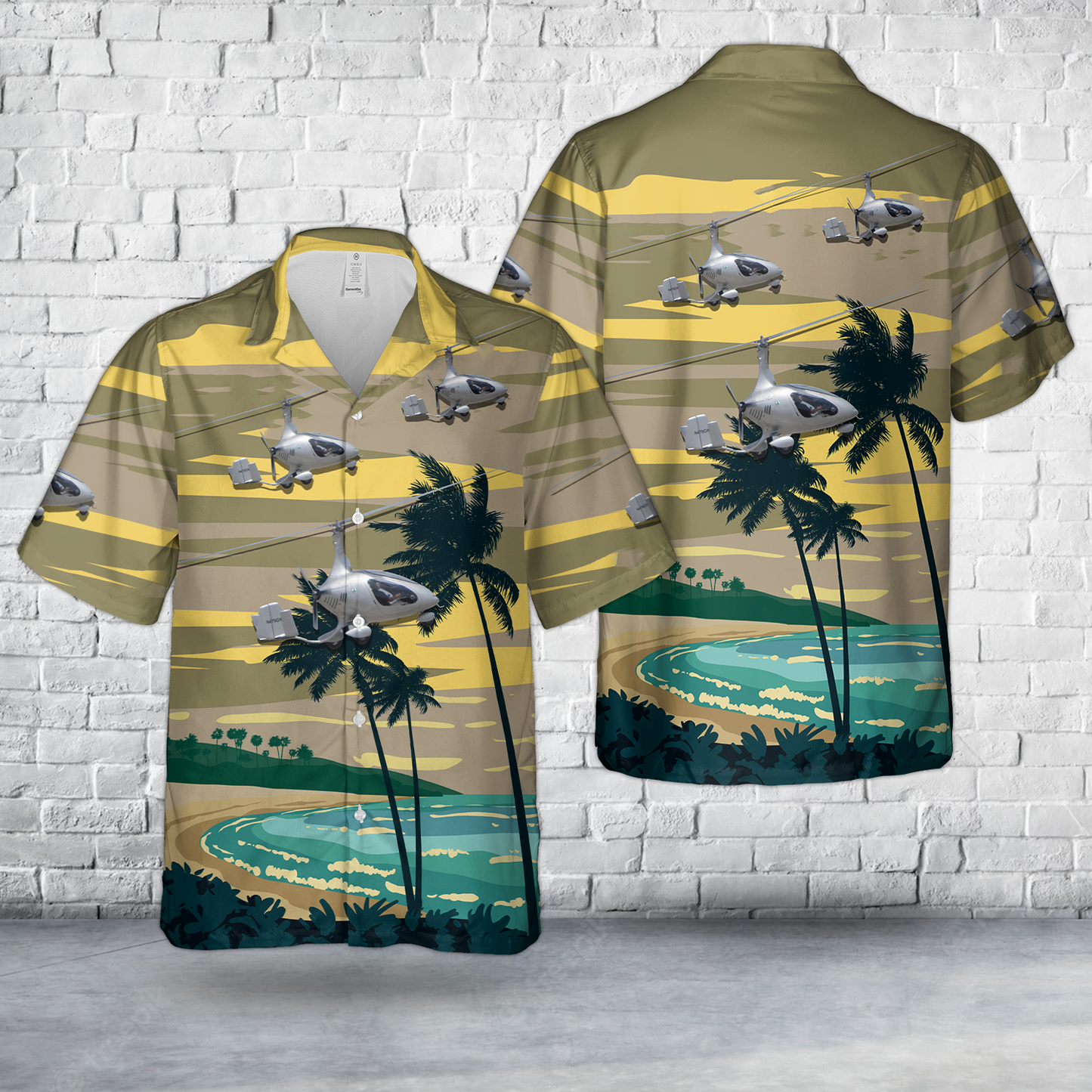 AutoGyro Cavalon Hawaiian Shirt