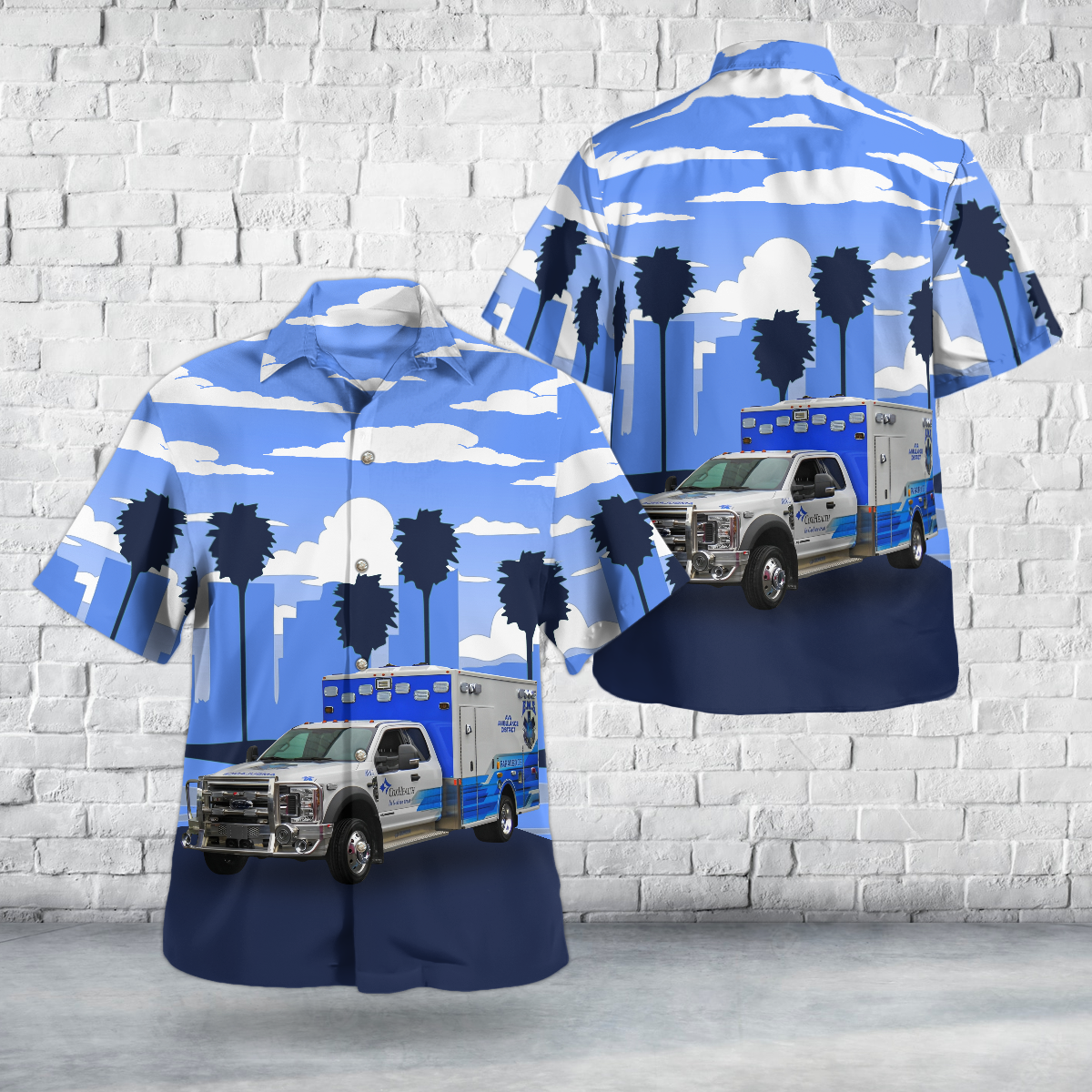 Ava, Missouri, COX EMS AVA Ava Area District Ambulance Hawaiian Shirt
