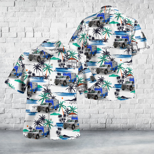 Ava, Missouri, COX EMS AVA Ava Area District Ambulance Hawaiian Shirt