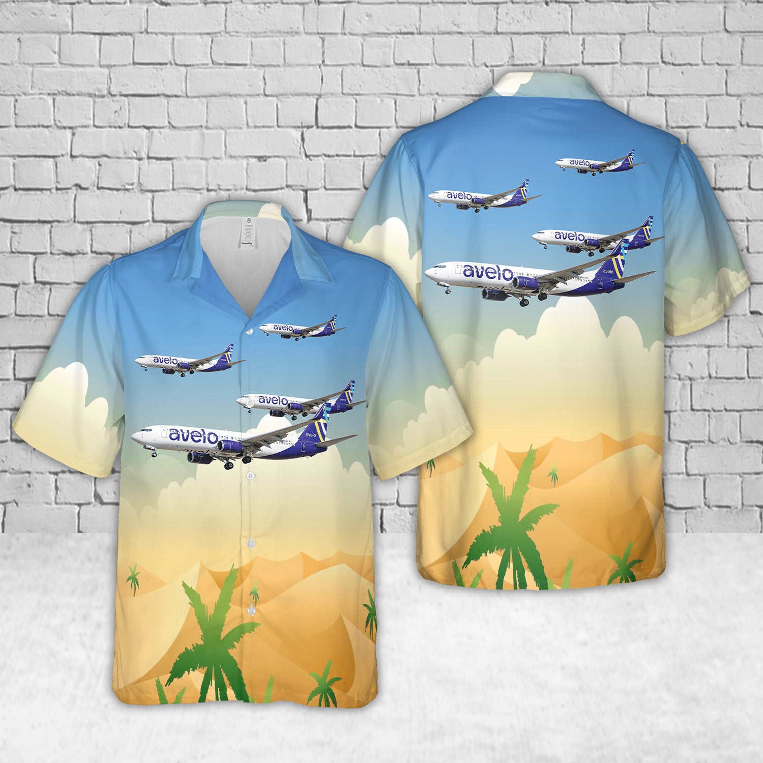 Avelo Airlines Boeing 737-86N(WL) Hawaiian Shirt