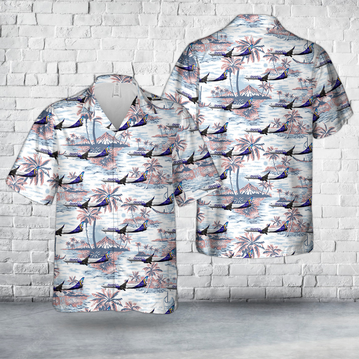 Avelo Airlines Boeing 737-8EH(WL) Hawaiian Shirt