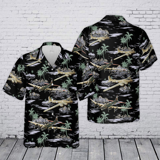 B-17 Flying Fortress World War II Hawaiian Shirt
