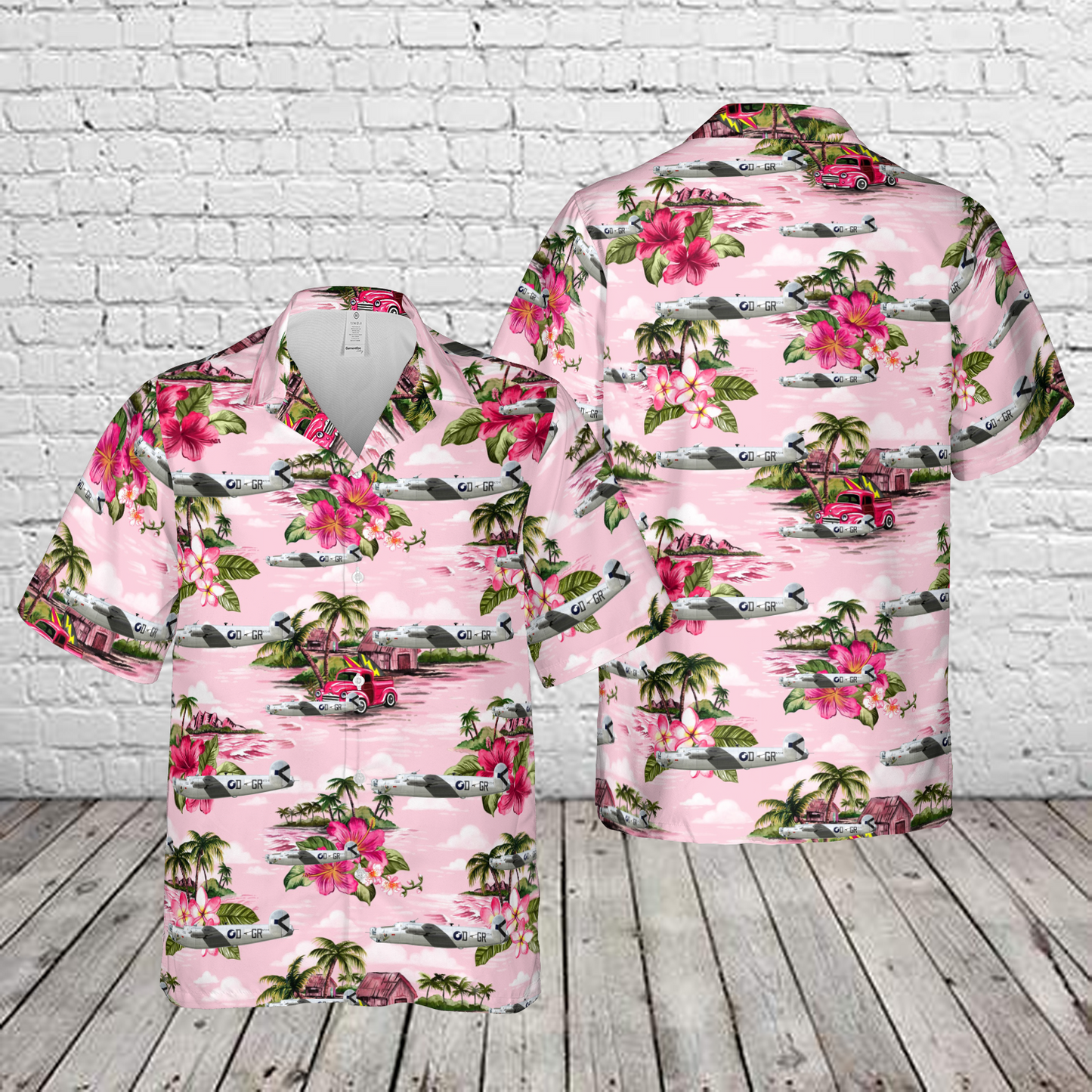 B-24L A72-84 "Cock O' the North", No 24 Squadron, Royal Australian Air Force, 1945 Hawaiian Shirt