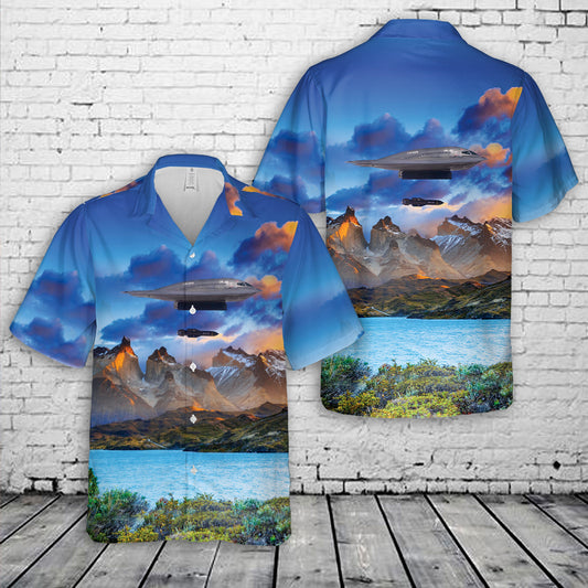 B-2 Bomber GBU-57 Bunker Buster Hawaiian Shirt