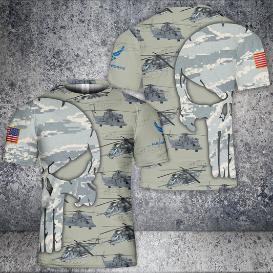 US Air Force Sikorsky MH-53 Pave Low 3D T-Shirt