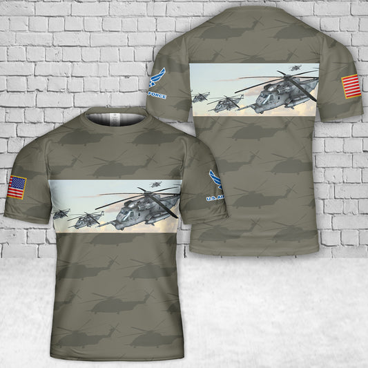 US Air Force MH-53 Pave Low 3D T-Shirt