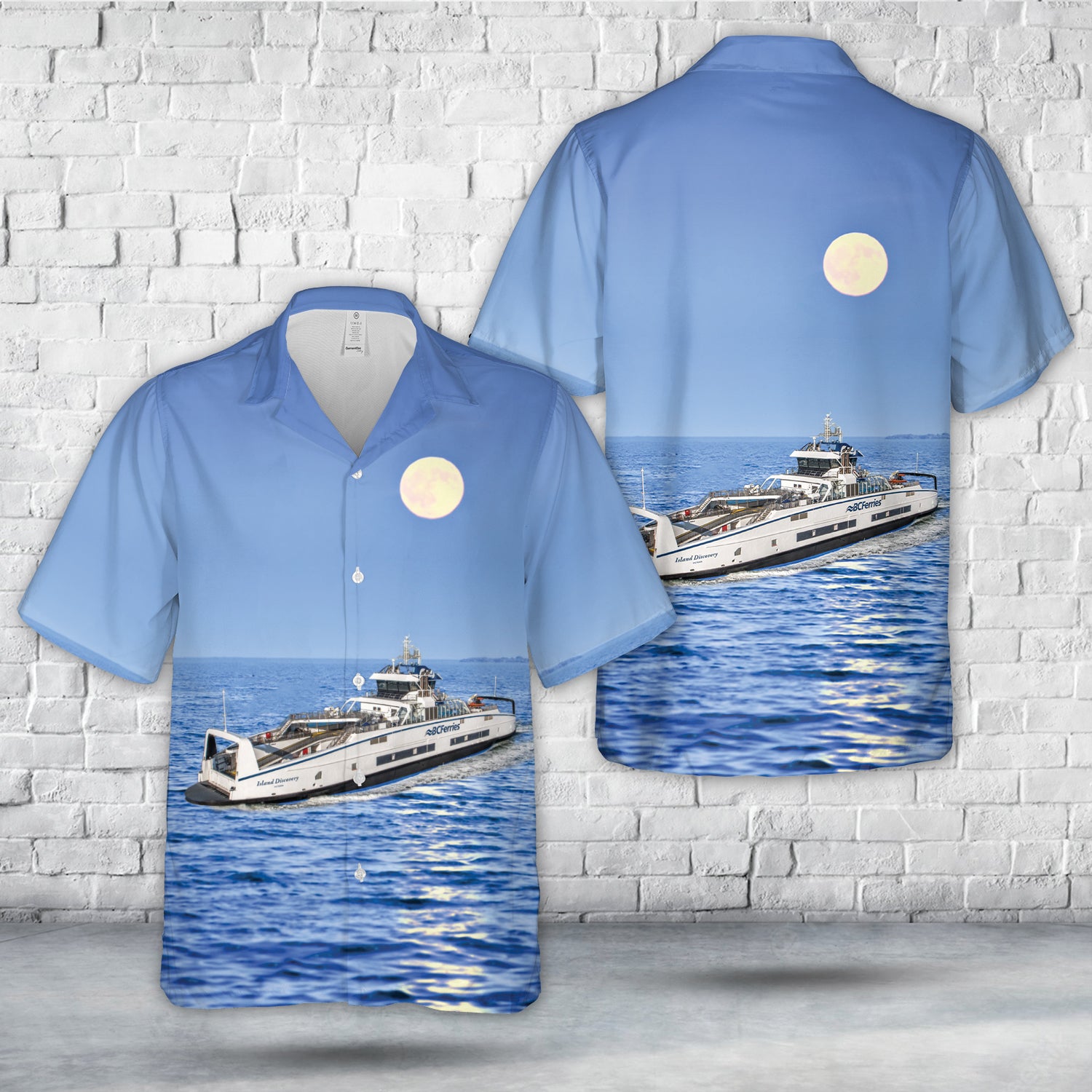 BC Ferries Island Discovery Hawaiian Shirt