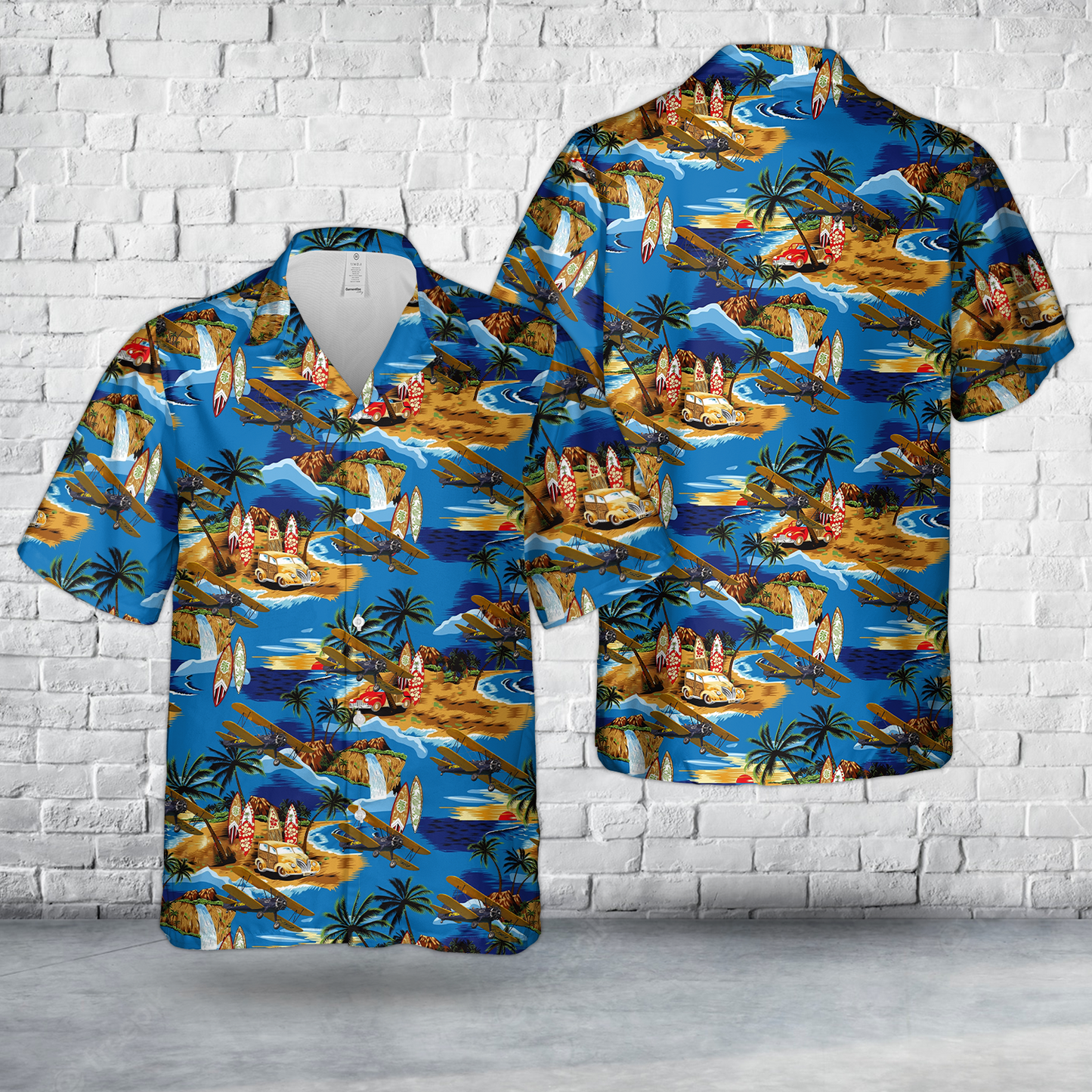 BOEING STEARMAN G-THEA Hawaiian Shirt