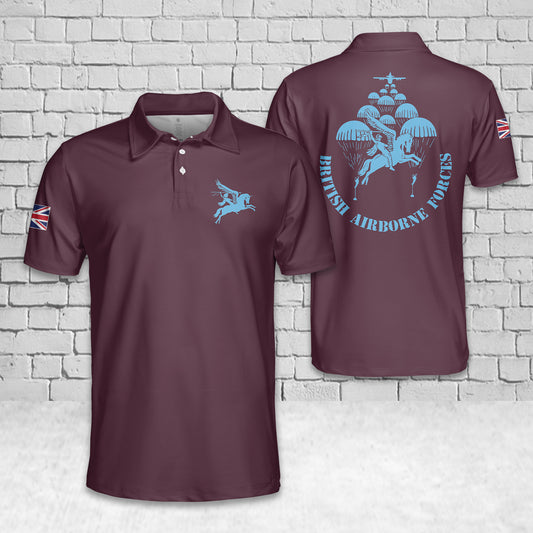 British Airborne Forces Pegasus Pege Polo Shirt