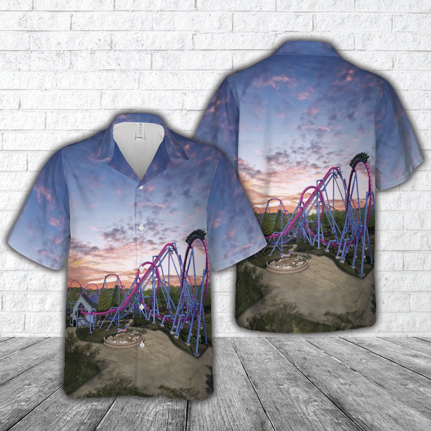 Banshee Roller Coaster Hawaiian Shirt