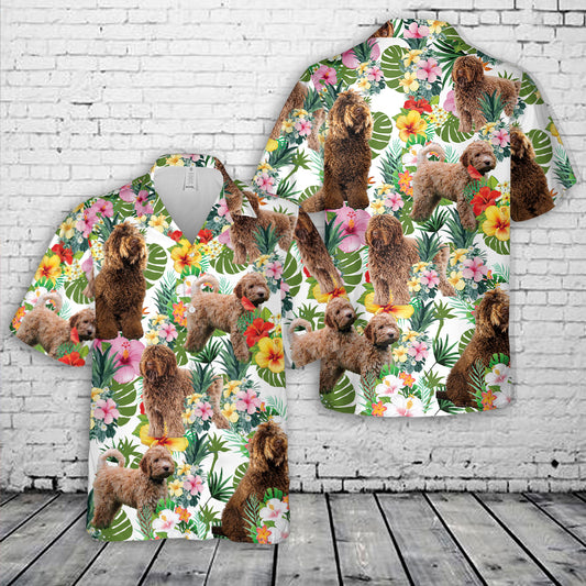 Barbet Dogs Hawaiian Shirt