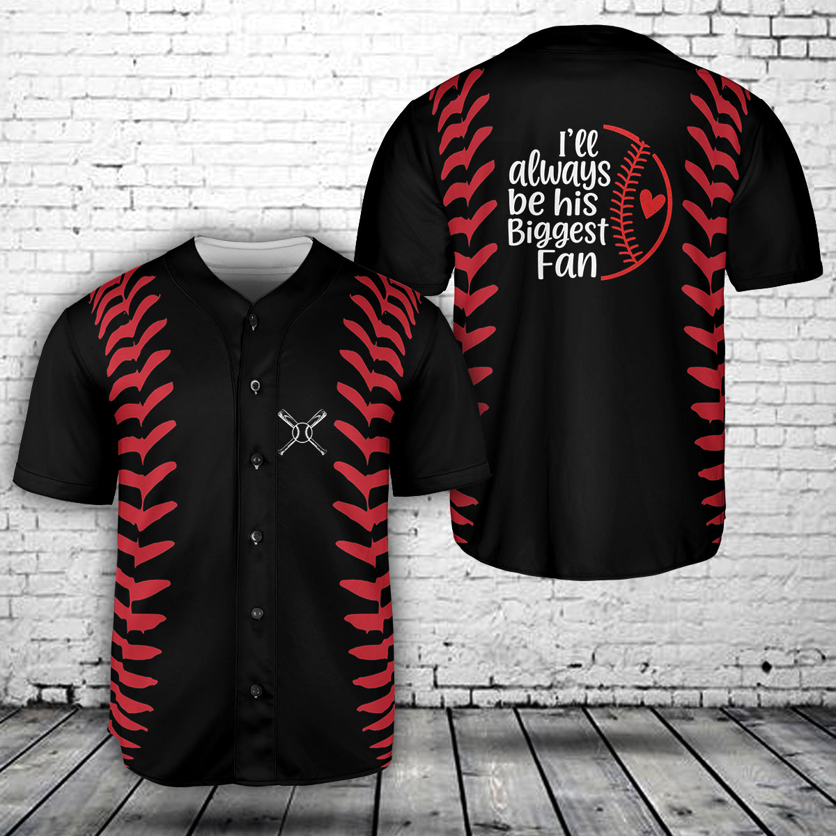 Baseball Biggest Fan Baseball Jersey