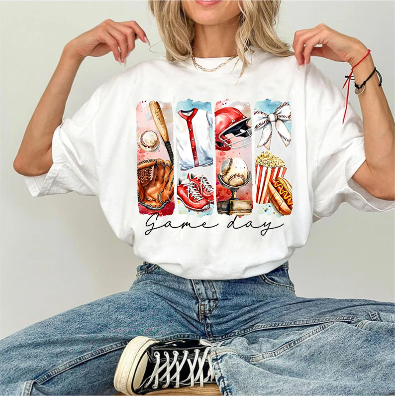 Baseball Gameday Classic Unisex T-Shirt Gildan 5000 (Made In US)