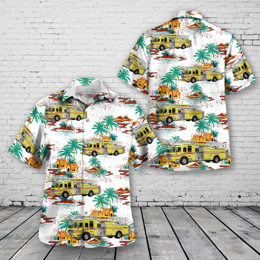 Baton Rouge, Louisiana, St. George Fire Protection District Hawaiian Shirt